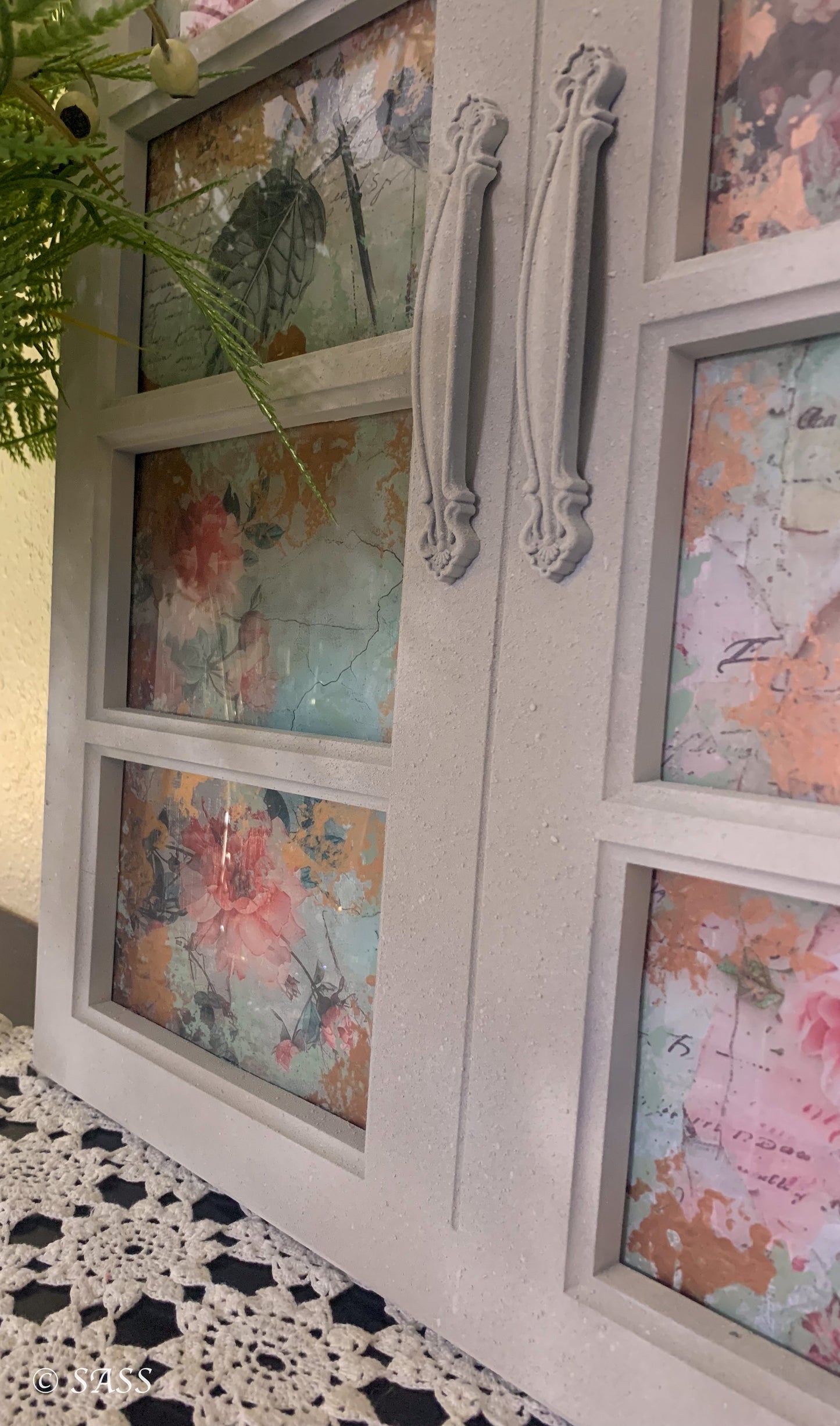 Botanical Window Wall Art - FenĂȘtre sur Jardin