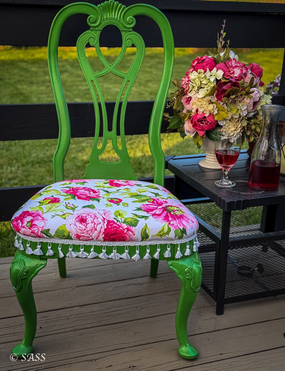 Restored Harpback Accent Chair – La Fête Champêtre