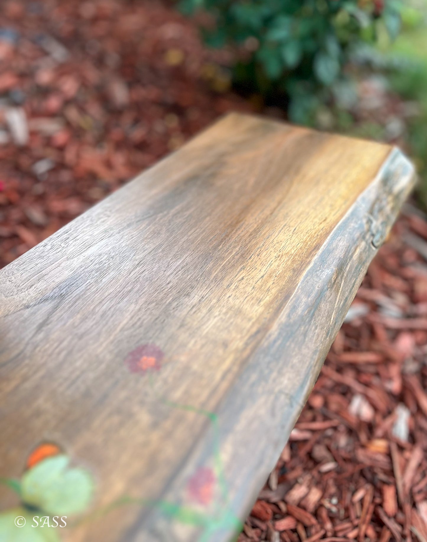Live Edge Walnut Shelf - Chuchotements dans le Bois