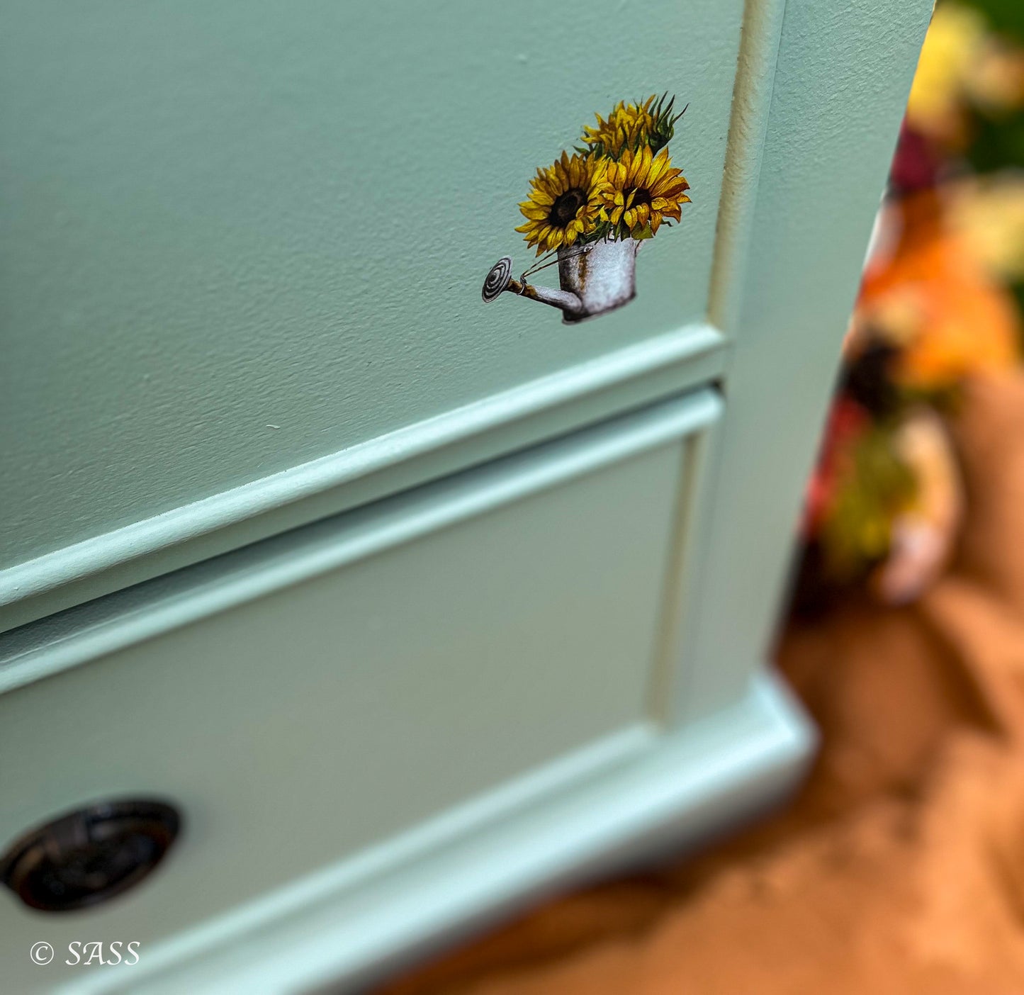 Sage Green Accent Table - Harvest & Hearth