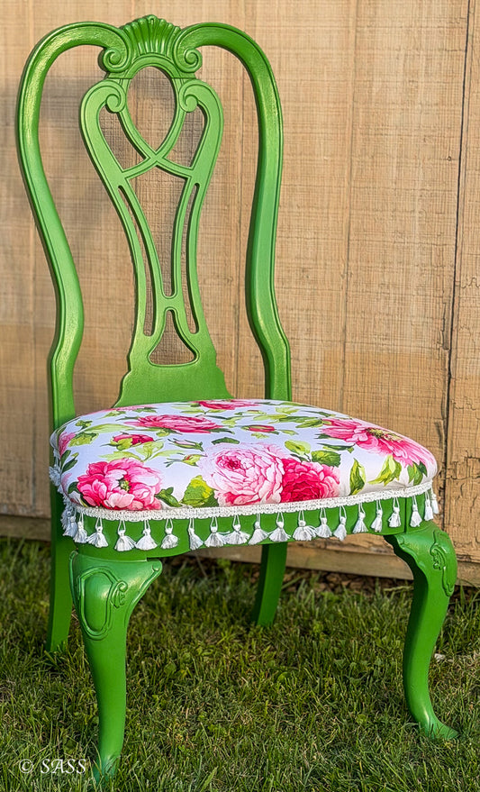 Restored Harpback Accent Chair – La Fête Champêtre