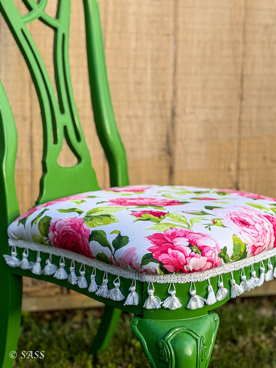 Restored Harpback Accent Chair – La Fête Champêtre