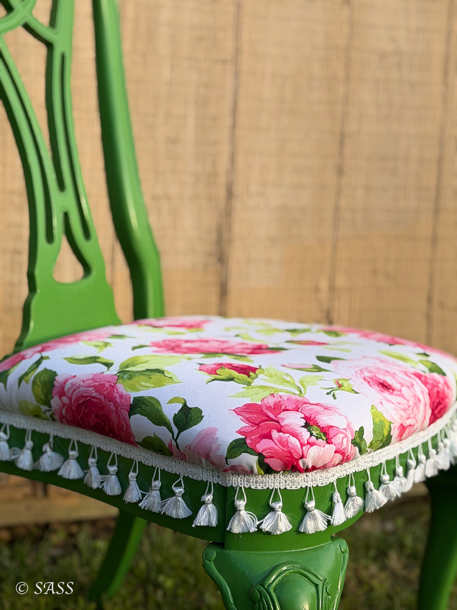 Restored Harpback Accent Chair – La Fête Champêtre
