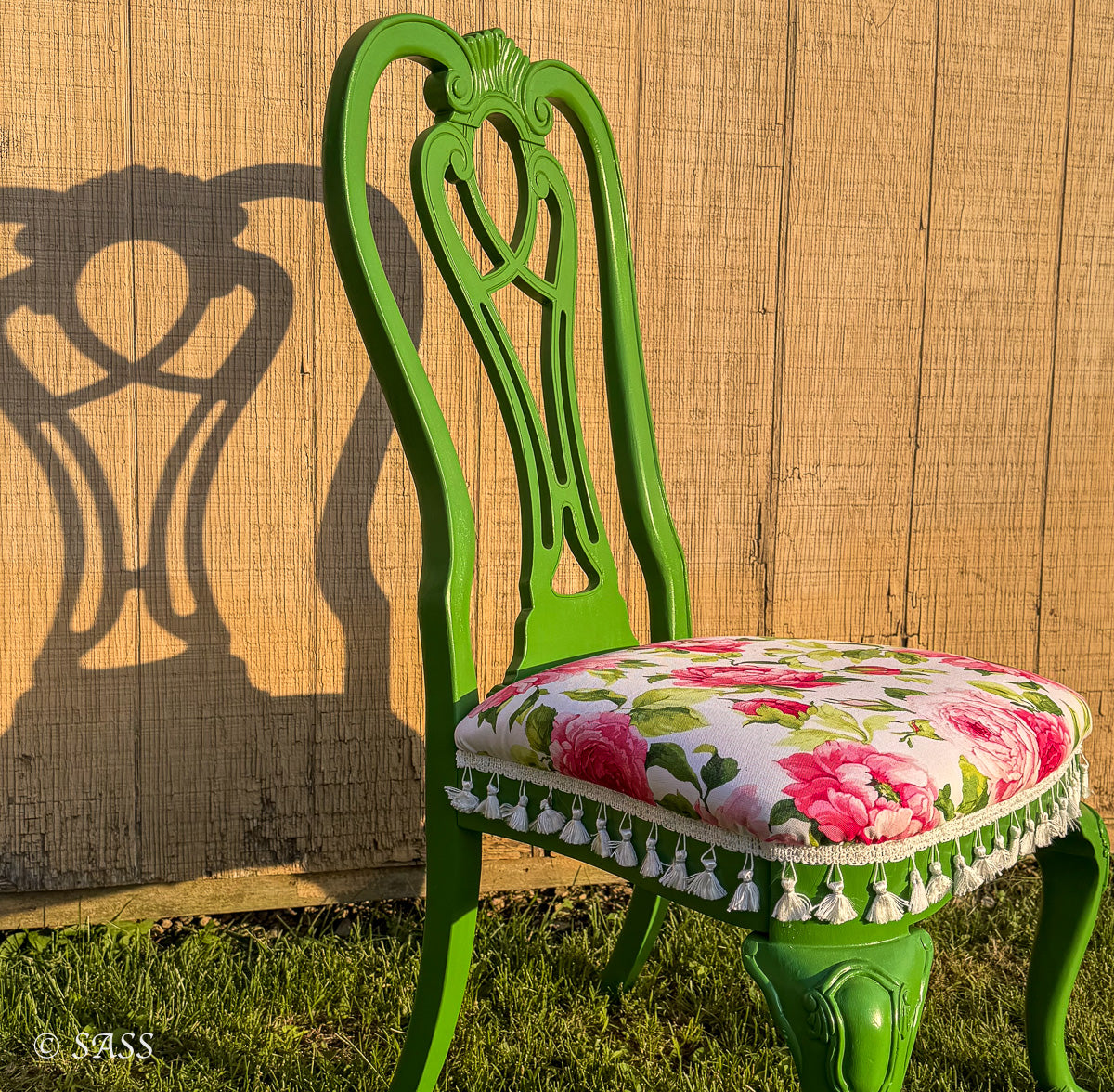 Restored Harpback Accent Chair – La Fête Champêtre