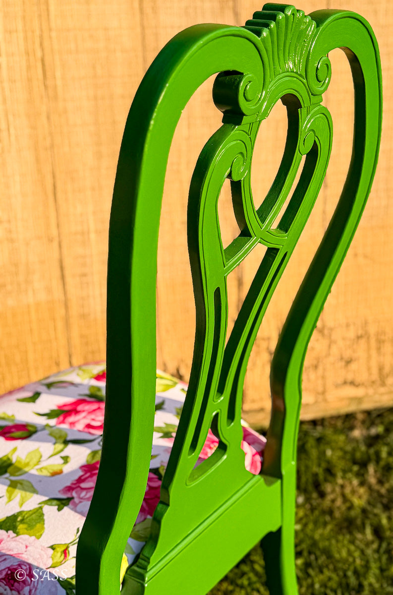 Restored Harpback Accent Chair – La Fête Champêtre