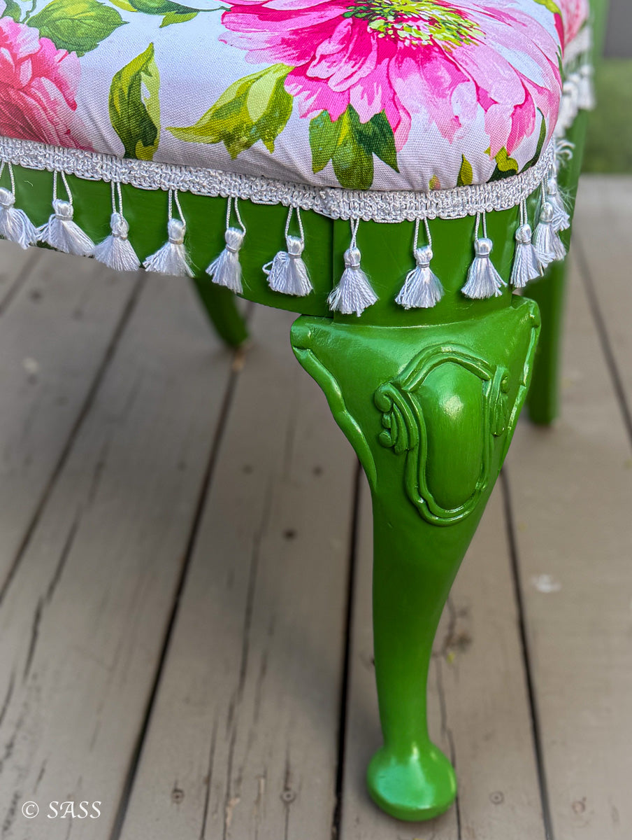 Restored Harpback Accent Chair – La Fête Champêtre