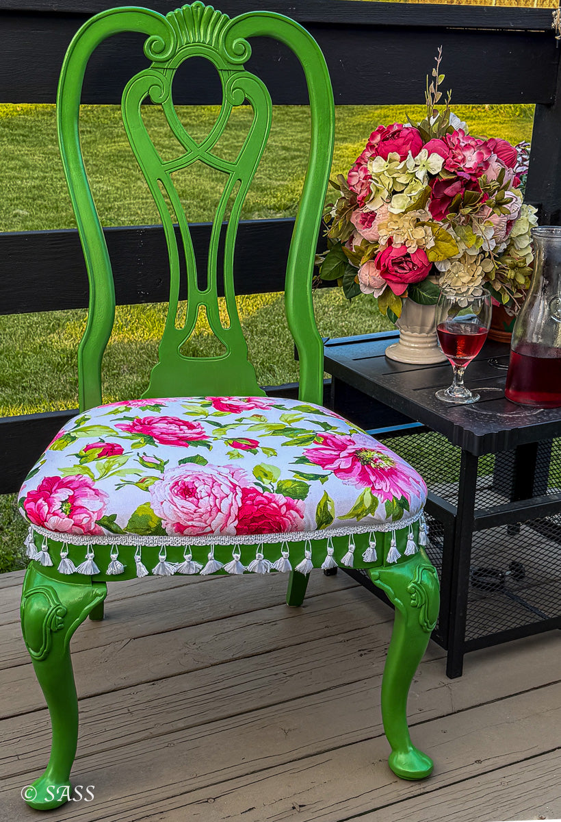 Restored Harpback Accent Chair – La Fête Champêtre